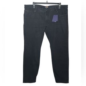 Cavalli Class black slim straight leg jeans sz 40